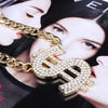 Hip Hop Gothic 18K Gold Long US Dollar Necklace