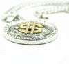 Celebrity Style Bling Dollar Sign Pendant